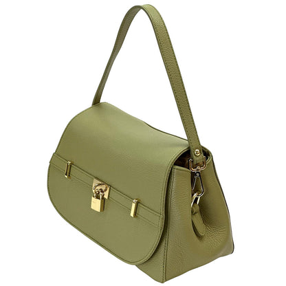 Ottavia Leather Shoulder Bag - Made In Italy