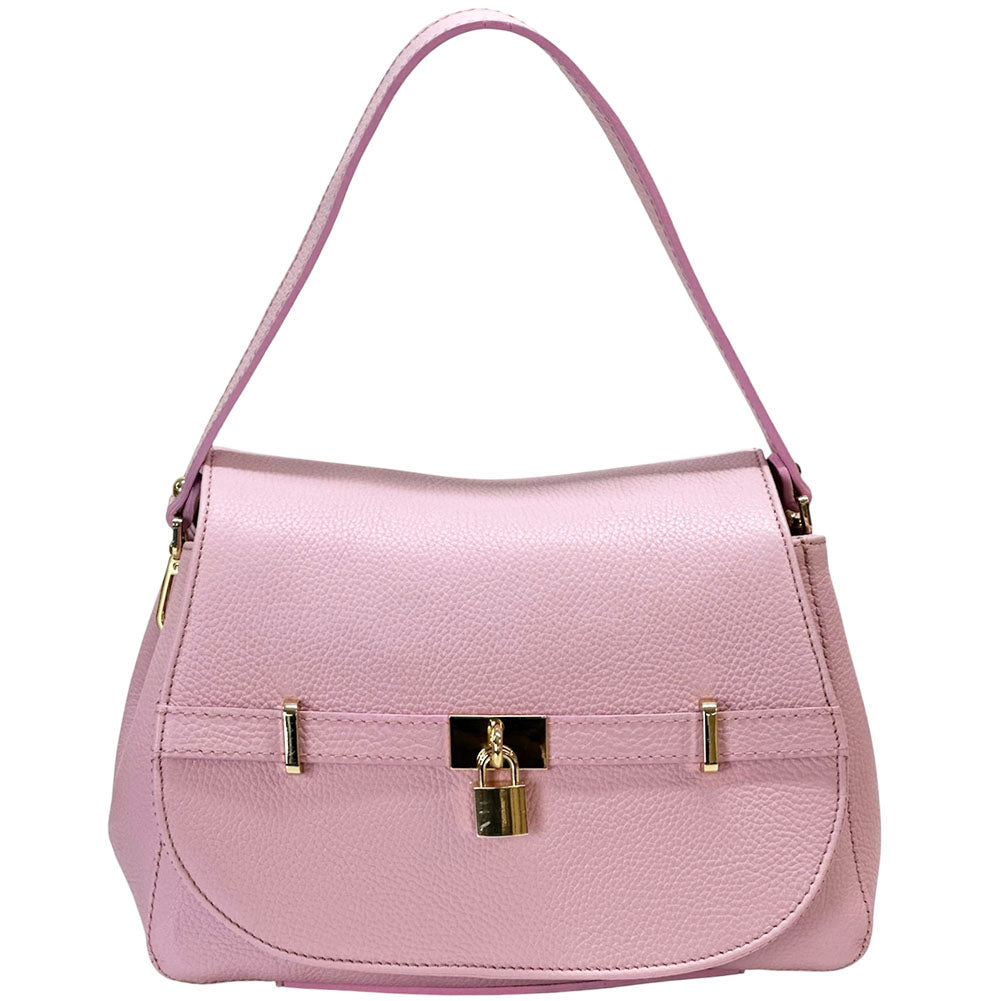 Ottavia Leather Shoulder Bag - Made In Italy