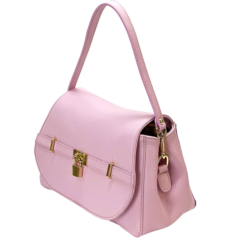Ottavia Leather Shoulder Bag - Made In Italy