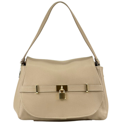 Ottavia Leather Shoulder Bag - Made In Italy