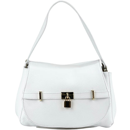 Ottavia Leather Shoulder Bag - Made In Italy