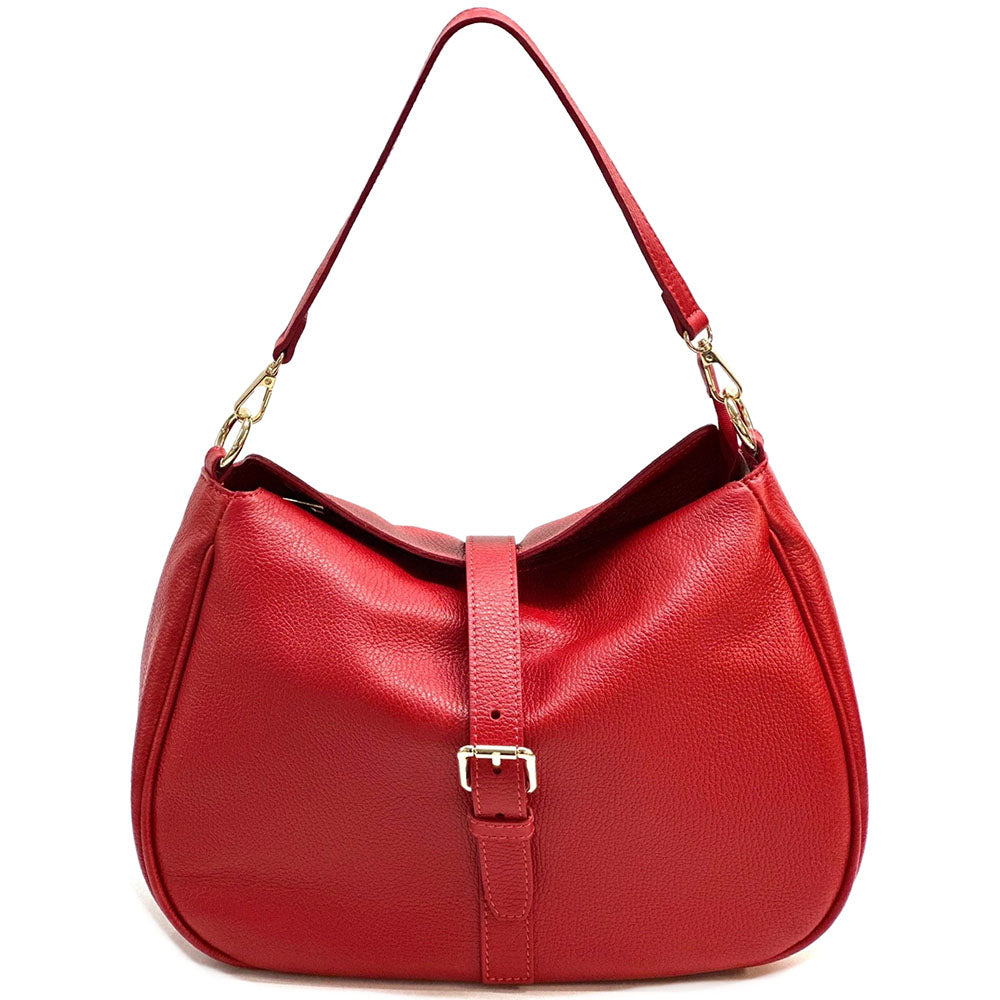 Ardea Cow Leather Shoulder Bag - Made In Italy