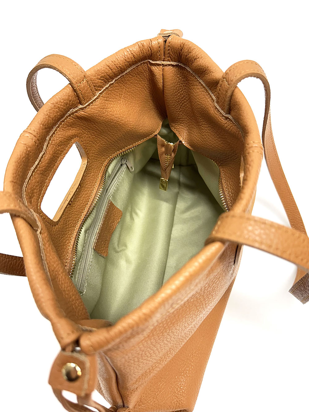 Lysandra Italian Soft cow Leather Shoulder Bag - Made In Italy