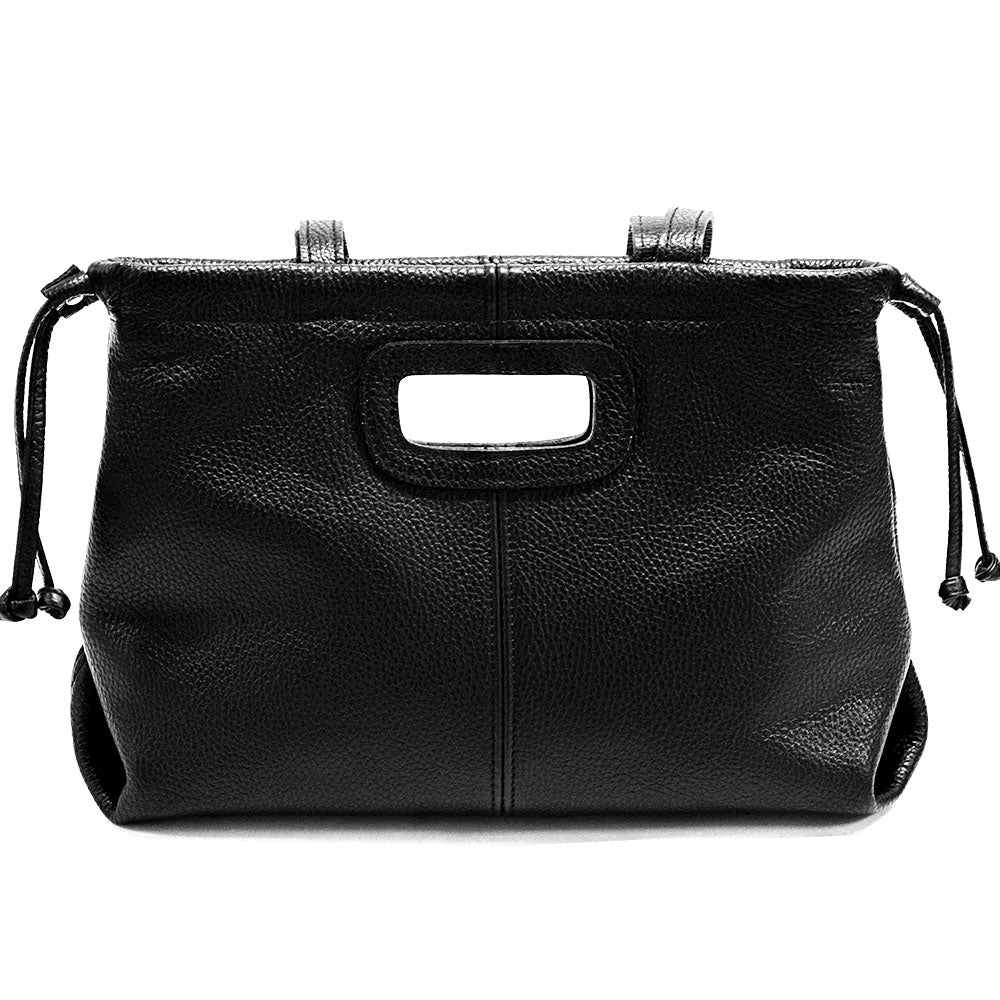 Lysandra Italian Soft cow Leather Shoulder Bag - Made In Italy