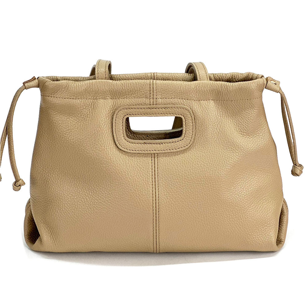 Lysandra Italian Soft cow Leather Shoulder Bag - Made In Italy