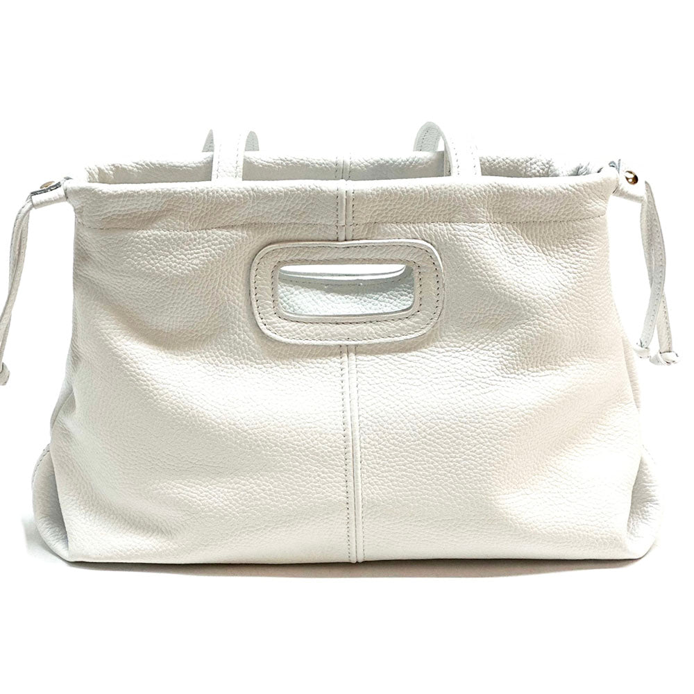 Lysandra Italian Soft cow Leather Shoulder Bag - Made In Italy