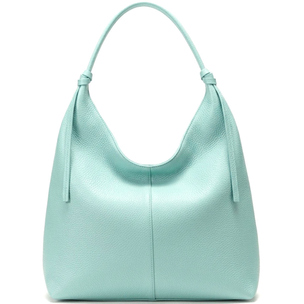 Flavia Oversized Soft Leather Shoulder Bag - Made In Italy