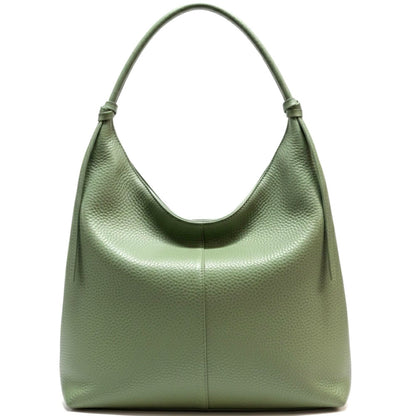Flavia Oversized Soft Leather Shoulder Bag - Made In Italy