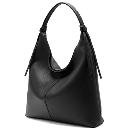 Flavia Oversized Soft Leather Shoulder Bag - Made In Italy