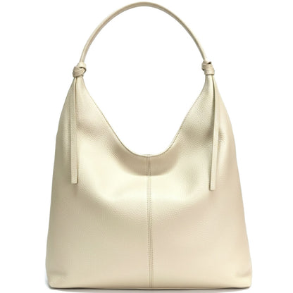 Flavia Oversized Soft Leather Shoulder Bag - Made In Italy
