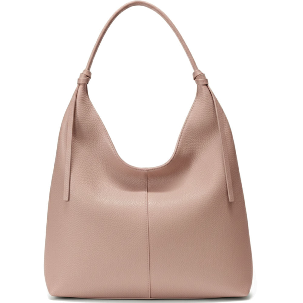 Flavia Oversized Soft Leather Shoulder Bag - Made In Italy