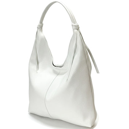 Flavia Oversized Soft Leather Shoulder Bag - Made In Italy