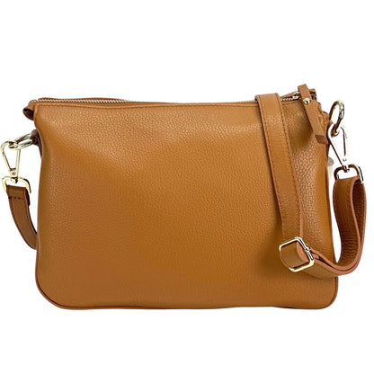 Graziella Cow Leather Shoulder and Crossbody Bag