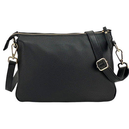 Graziella Cow Leather Shoulder and Crossbody Bag