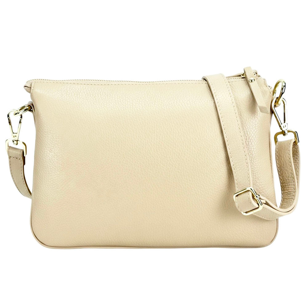Graziella Cow Leather Shoulder and Crossbody Bag