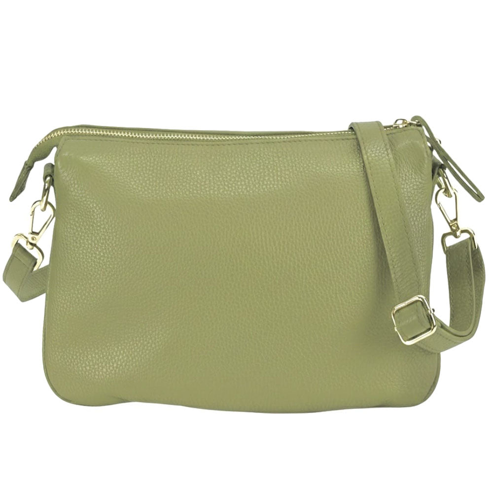 Graziella Cow Leather Shoulder and Crossbody Bag