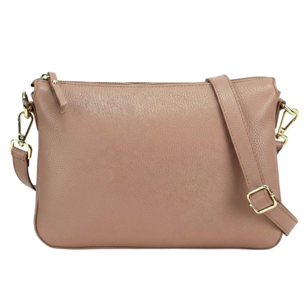 Graziella Cow Leather Shoulder and Crossbody Bag