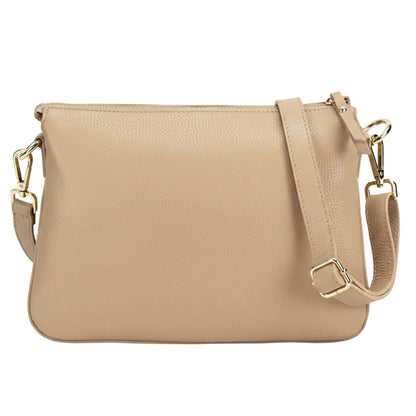 Graziella Cow Leather Shoulder and Crossbody Bag