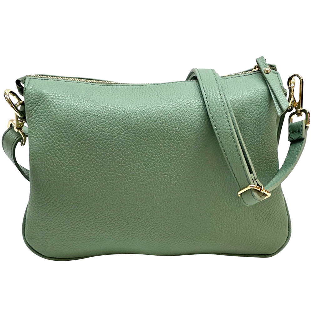 Graziella Cow Leather Shoulder and Crossbody Bag