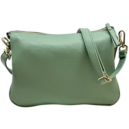 Graziella Cow Leather Shoulder and Crossbody Bag