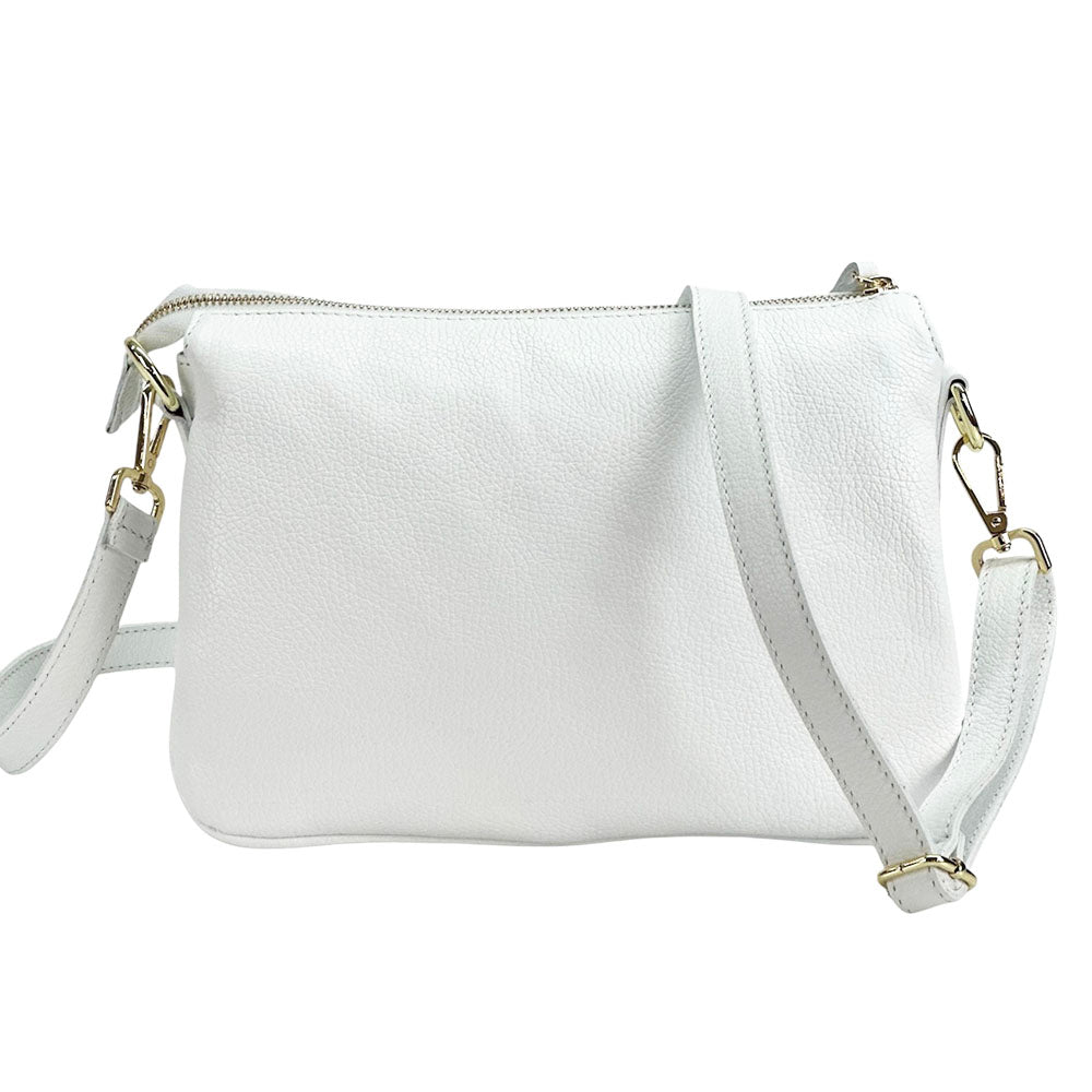 Graziella Cow Leather Shoulder and Crossbody Bag