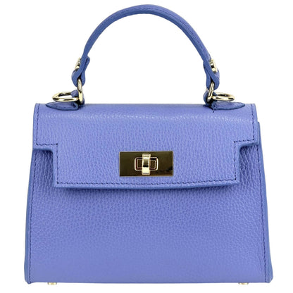 Sofia Structured Cow Leather Handbag - Made In Italy