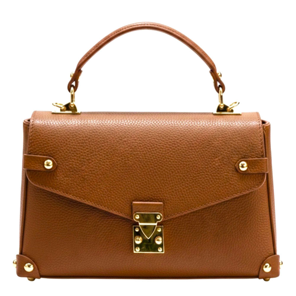 Adriana Italian Cow Leather Handbag - Made In Italy