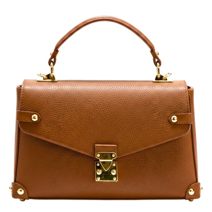 Adriana Italian Cow Leather Handbag - Made In Italy