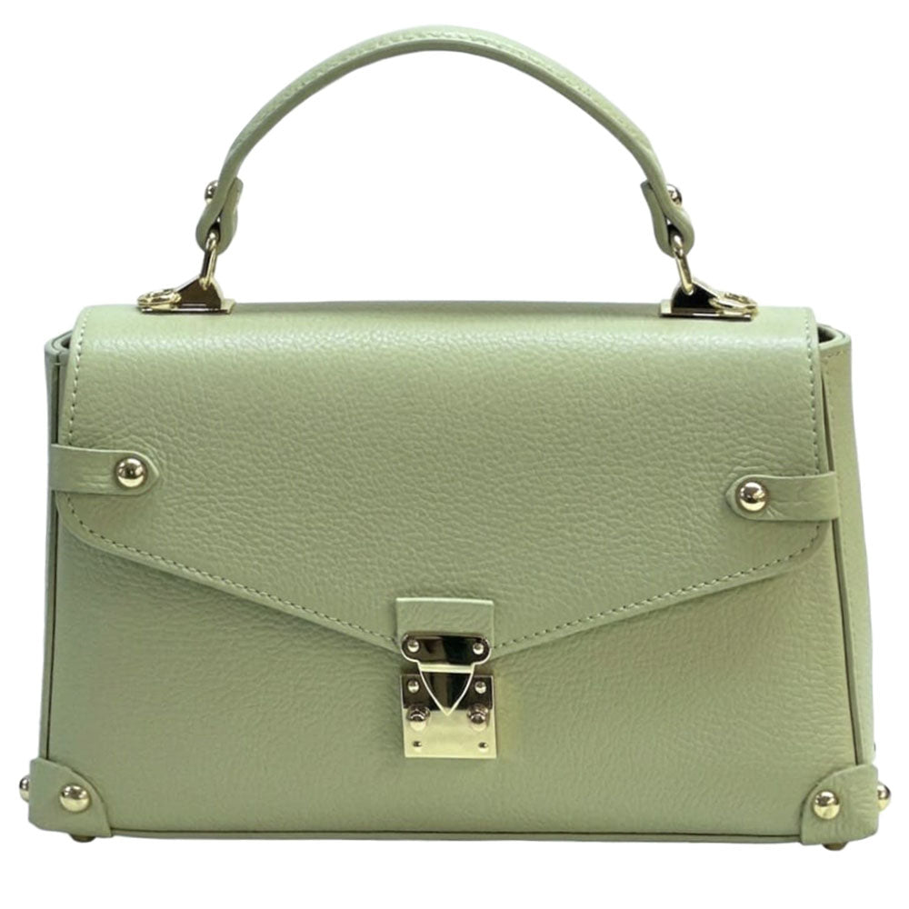 Adriana Italian Cow Leather Handbag - Made In Italy