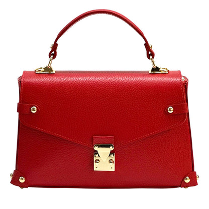 Adriana Italian Cow Leather Handbag - Made In Italy