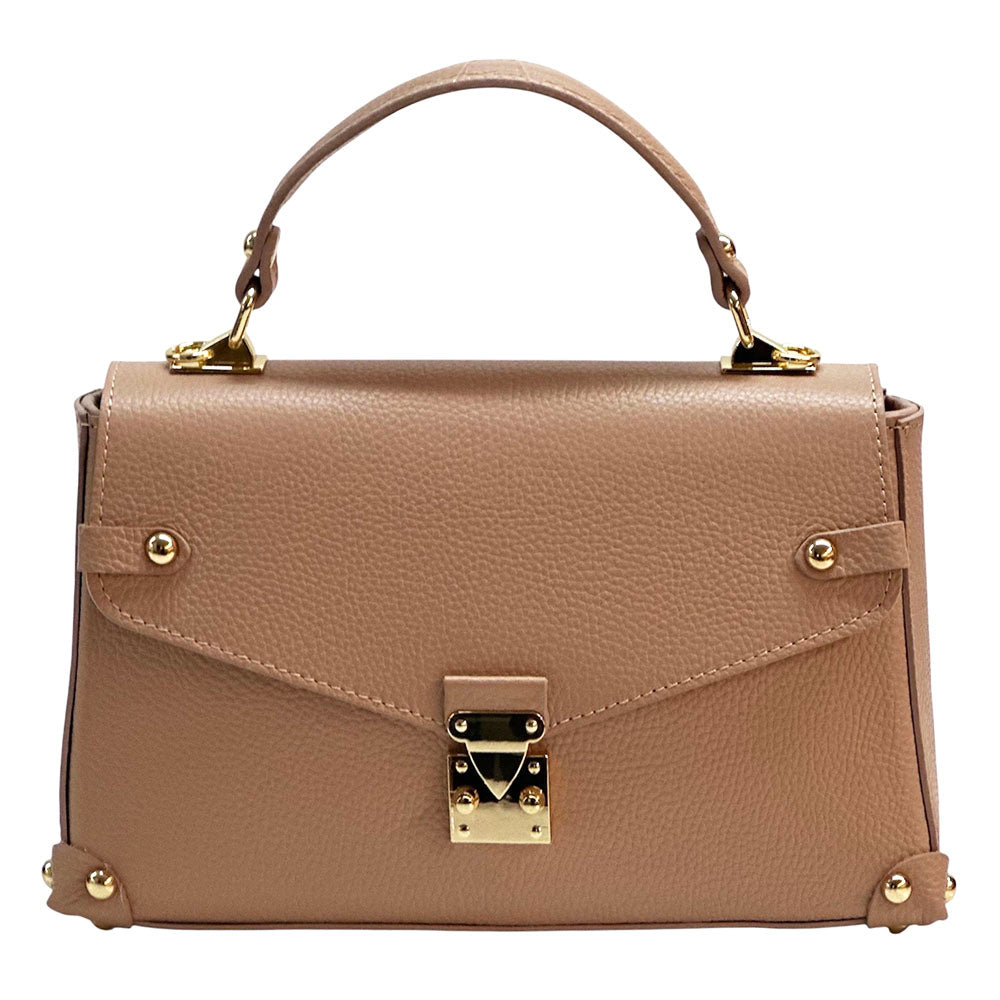 Adriana Italian Cow Leather Handbag - Made In Italy