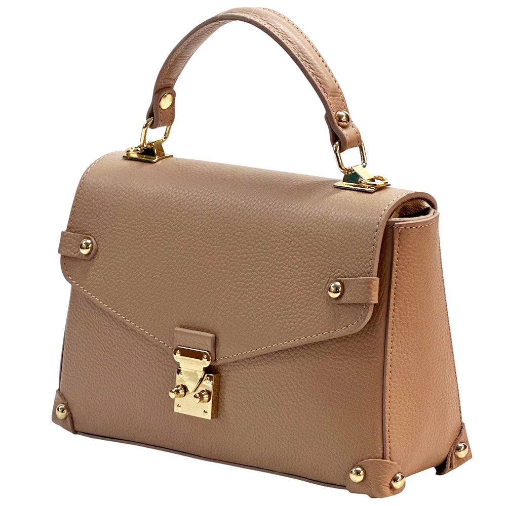 Adriana Italian Cow Leather Handbag - Made In Italy