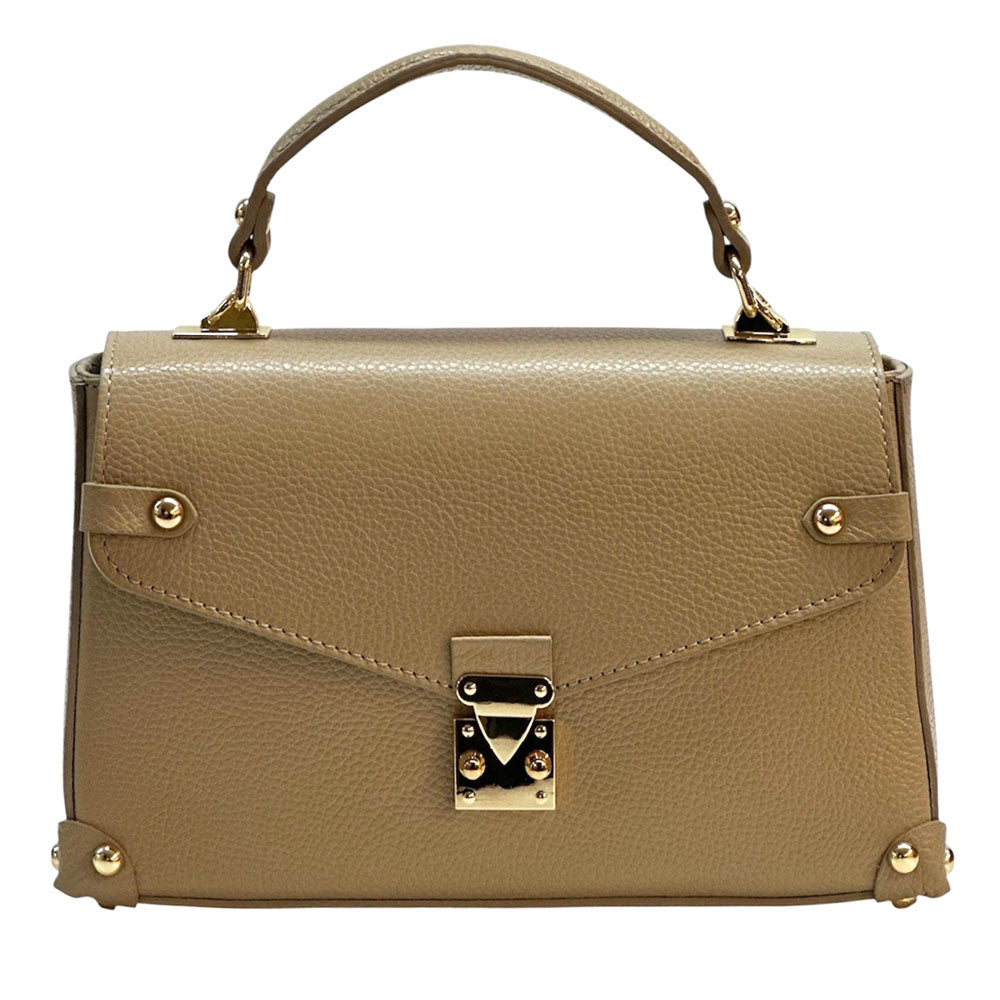 Adriana Italian Cow Leather Handbag - Made In Italy