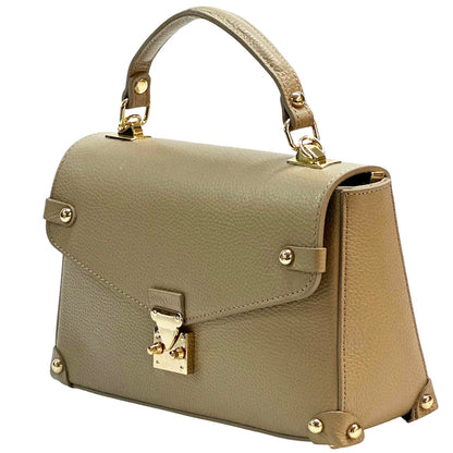 Adriana Italian Cow Leather Handbag - Made In Italy