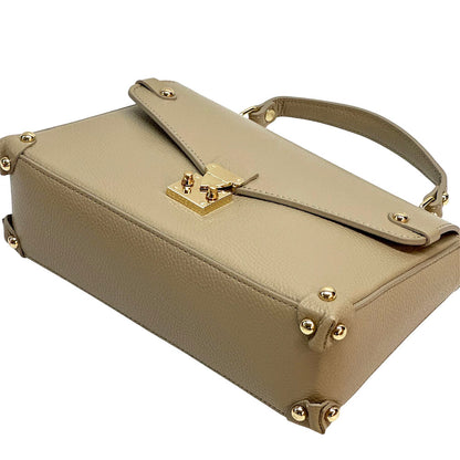 Adriana Italian Cow Leather Handbag - Made In Italy