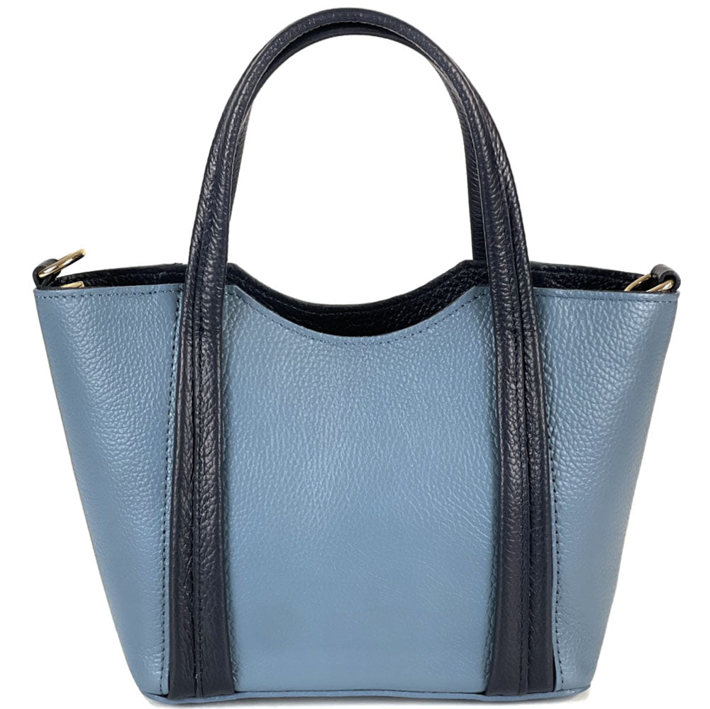 Katrine Small Structured Cow Leather Handbag - Made In Italy