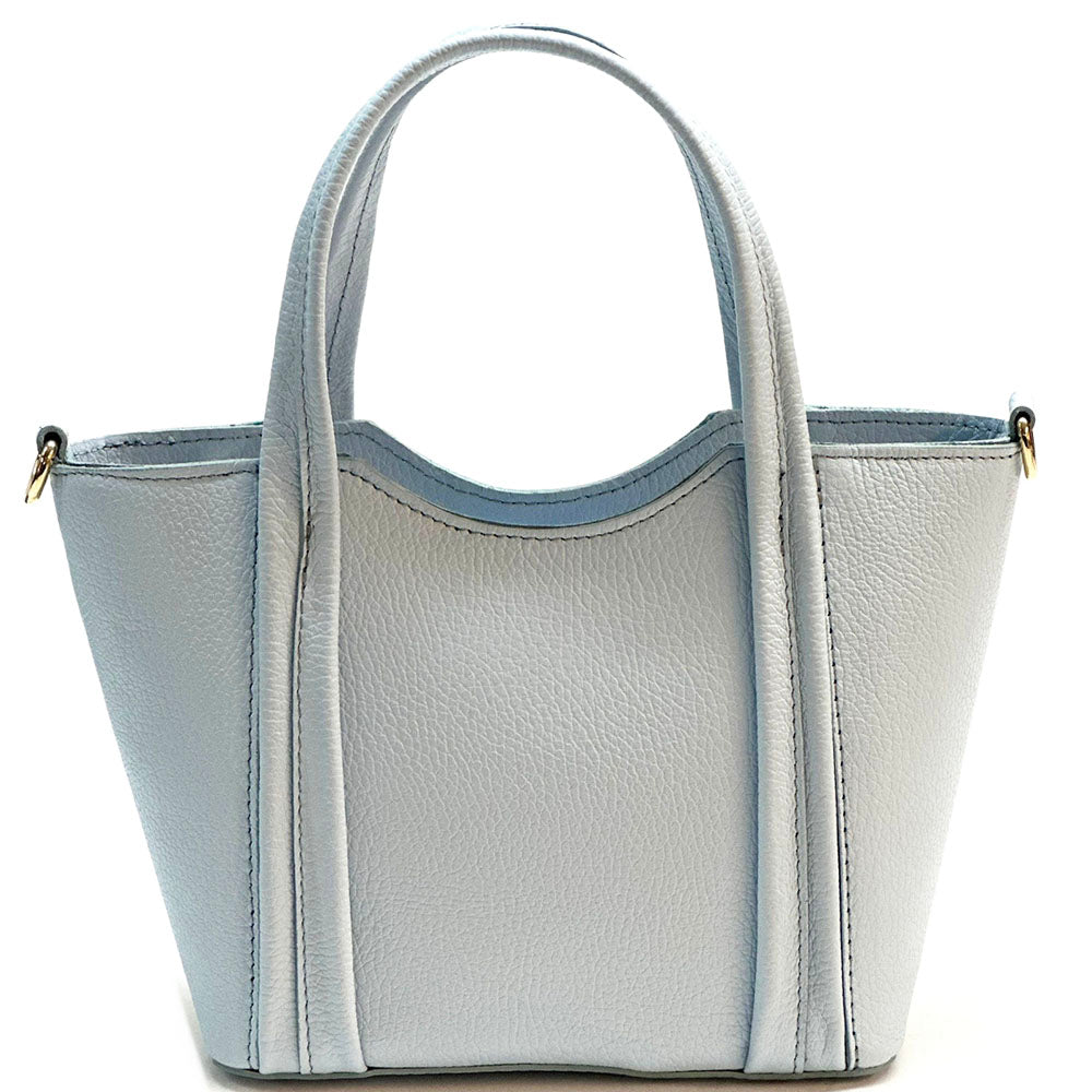Katrine Small Structured Cow Leather Handbag - Made In Italy