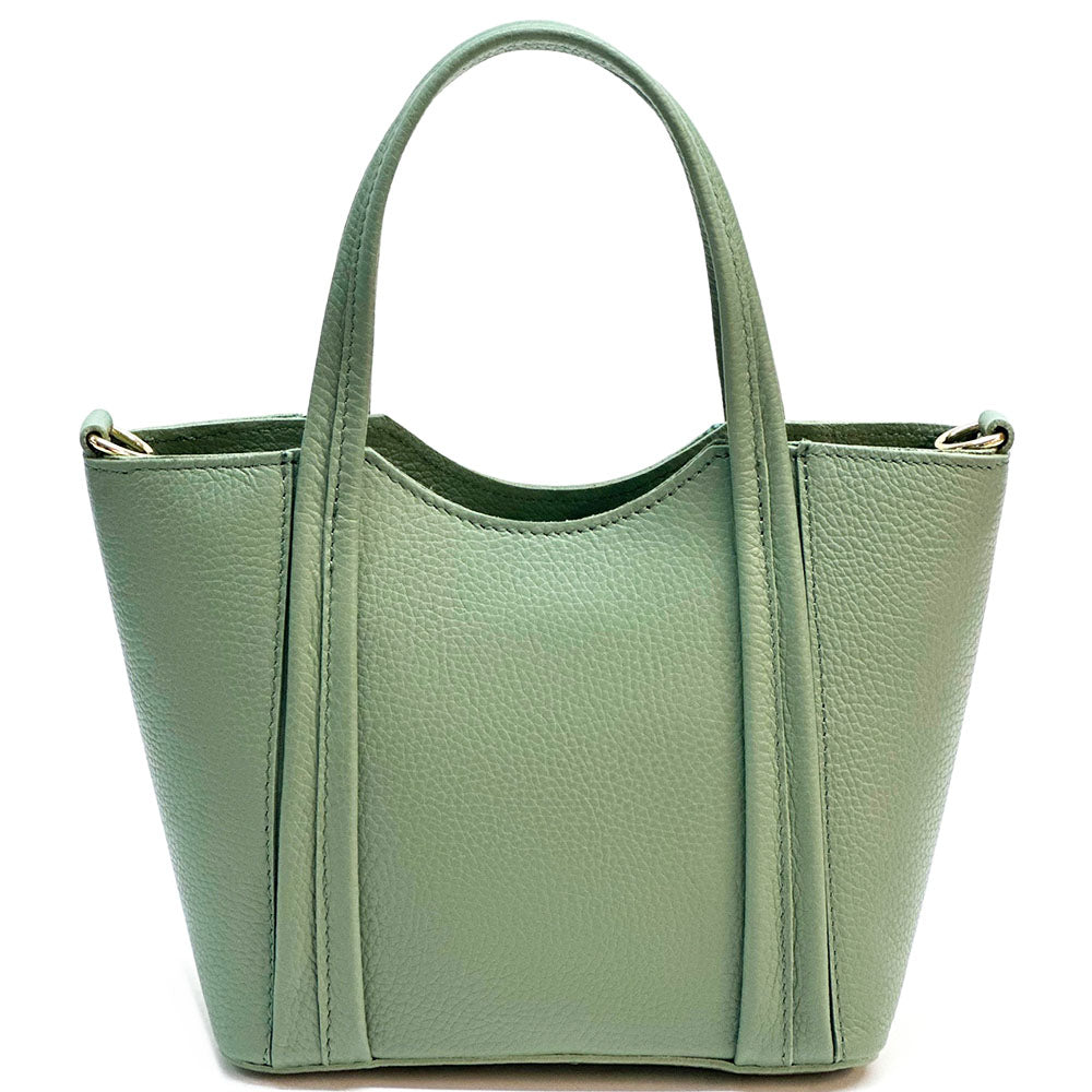 Katrine Small Structured Cow Leather Handbag - Made In Italy