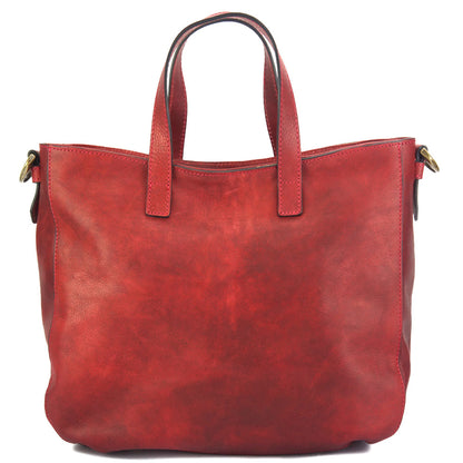 Duomo leather shoulder bag - Made In Italy