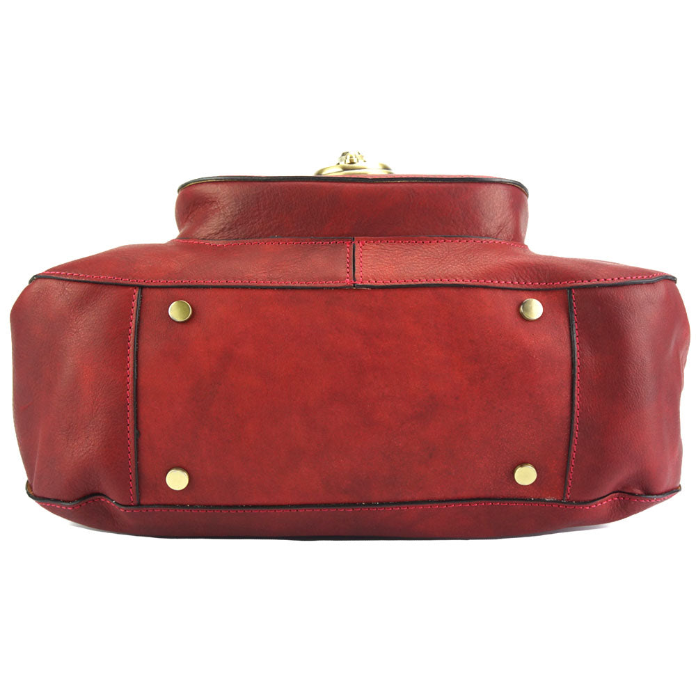 Duomo leather shoulder bag - Made In Italy