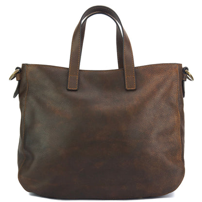 Duomo leather shoulder bag - Made In Italy