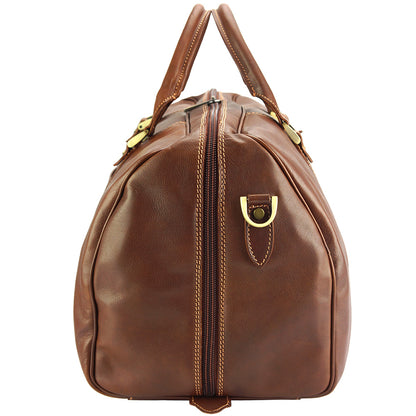 Gosto leather travel bag - Made In Italy