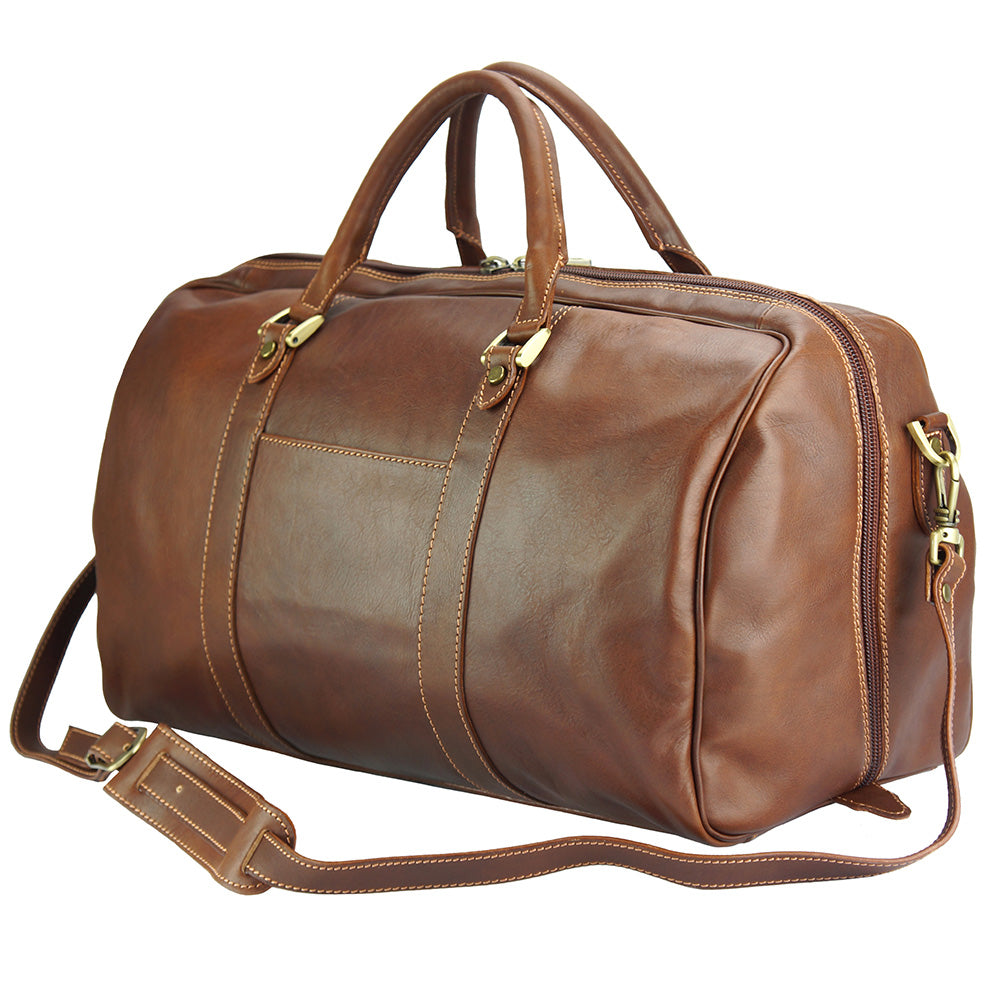 Gosto leather travel bag - Made In Italy