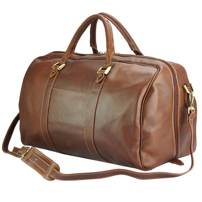 Gosto leather travel bag - Made In Italy
