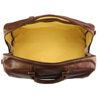 Gosto leather travel bag - Made In Italy