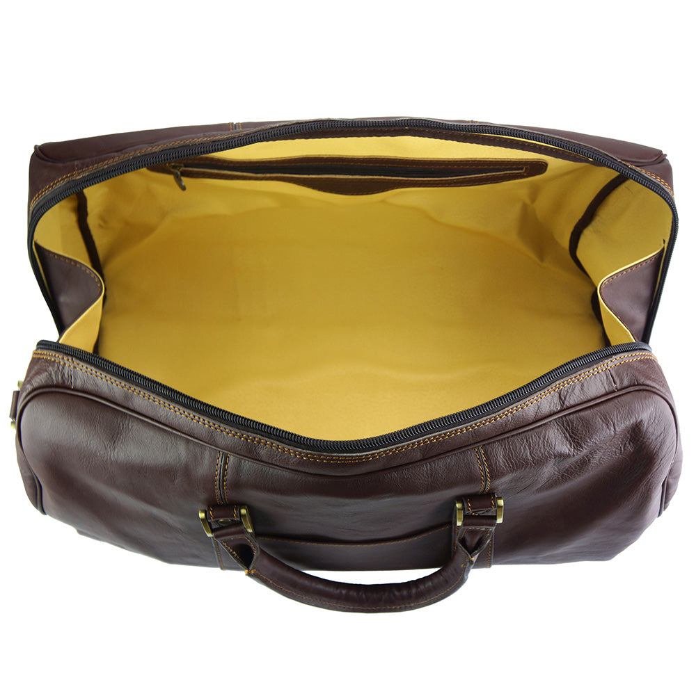 Gosto leather travel bag - Made In Italy