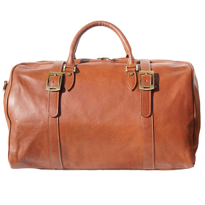 Fortunato Leather travel bag - Made In Italy