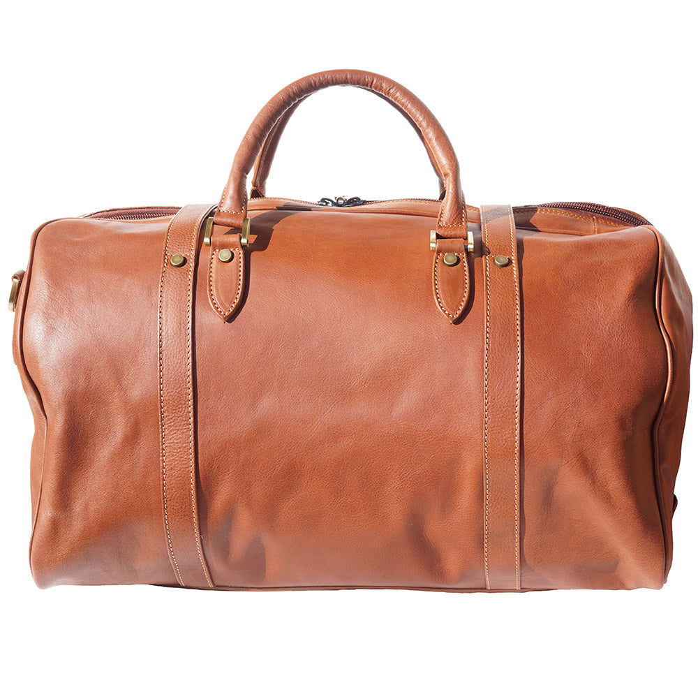 Fortunato Leather travel bag - Made In Italy
