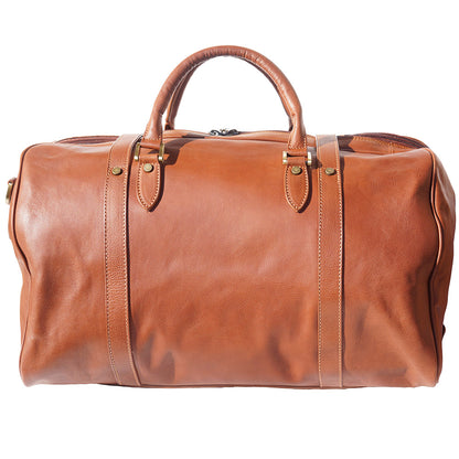 Fortunato Leather travel bag - Made In Italy