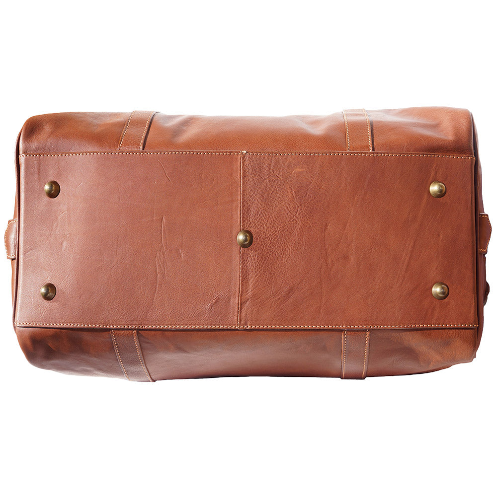 Fortunato Leather travel bag - Made In Italy